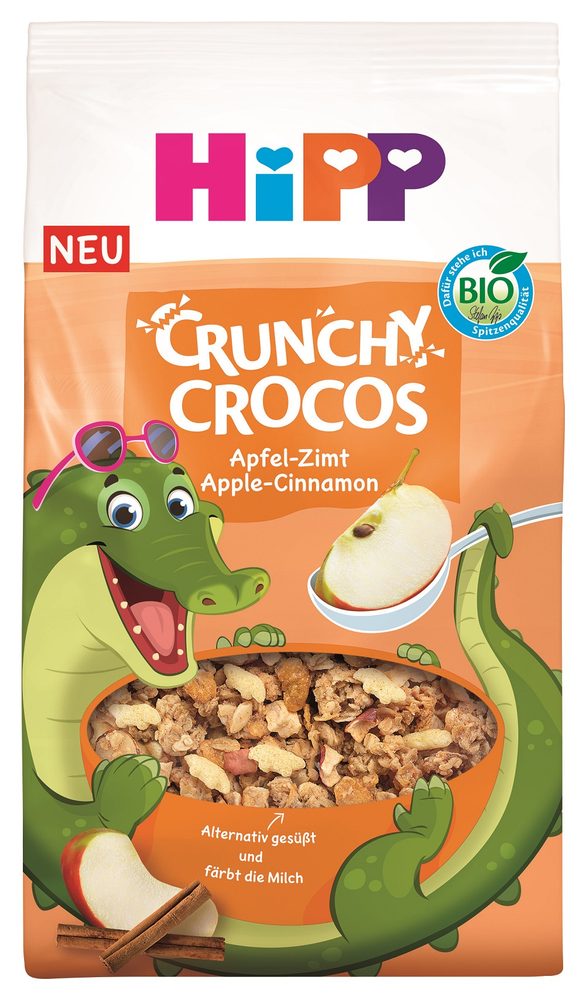 HiPP BIO Kroko křupavé müsli jablko a skořice