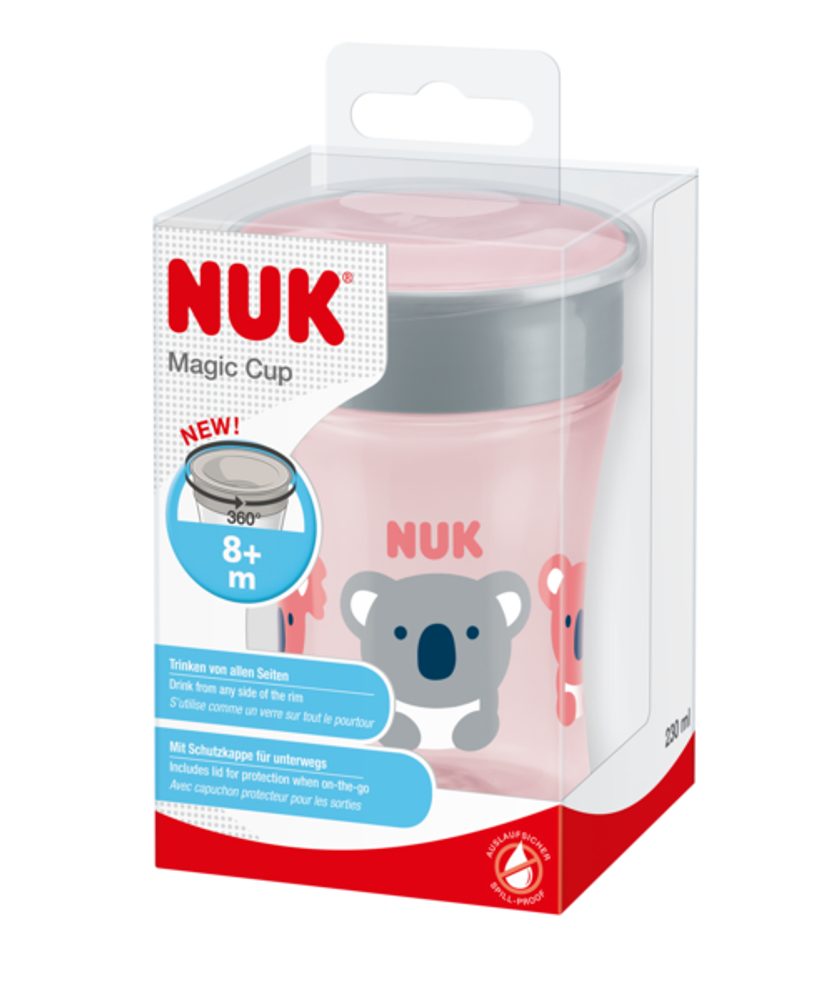 NUK Magic Cup s víčkem 230ml - cyan (obrázek 8)