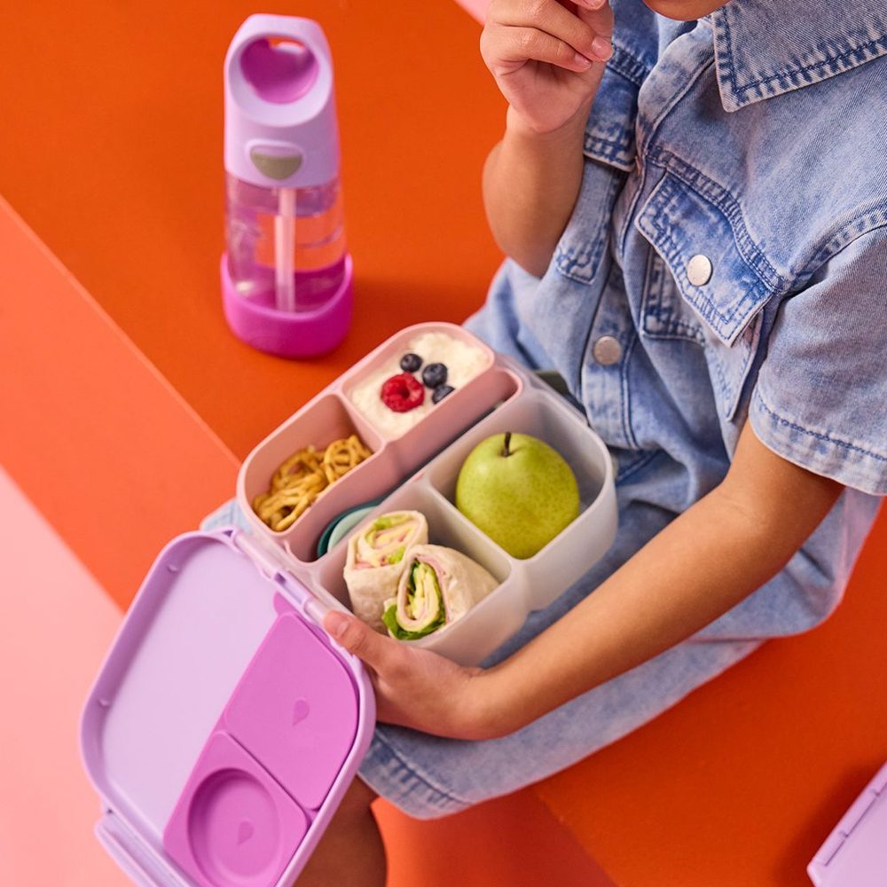 b.box Silikonový bento organizér do středního boxu - růžový (obrázek 12)