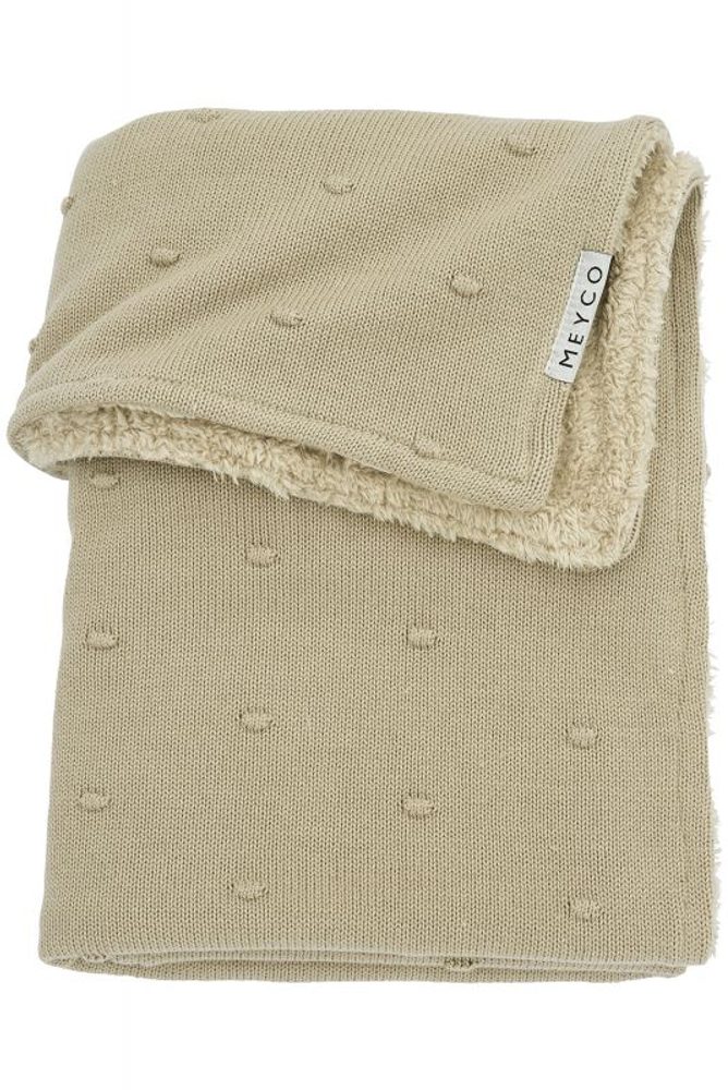 Meyco Deka Mini knots fleece - Sand