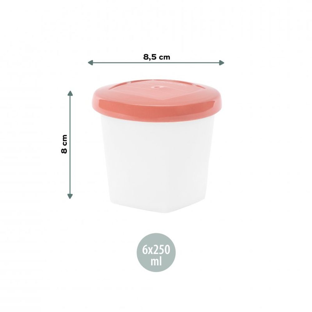 Babymoov Misky s víčky BIO 6x 250ml (obrázek 3)