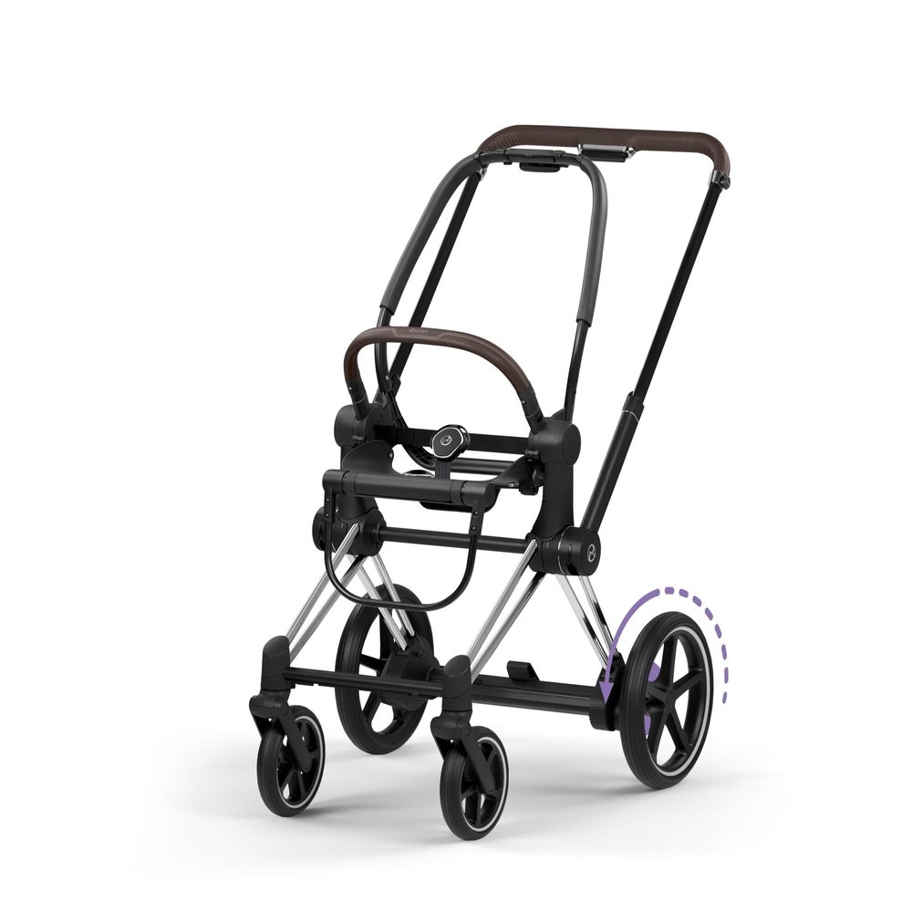 Cybex e-Priam Style podvozek + rám sezení 2026 - Chrome Brown