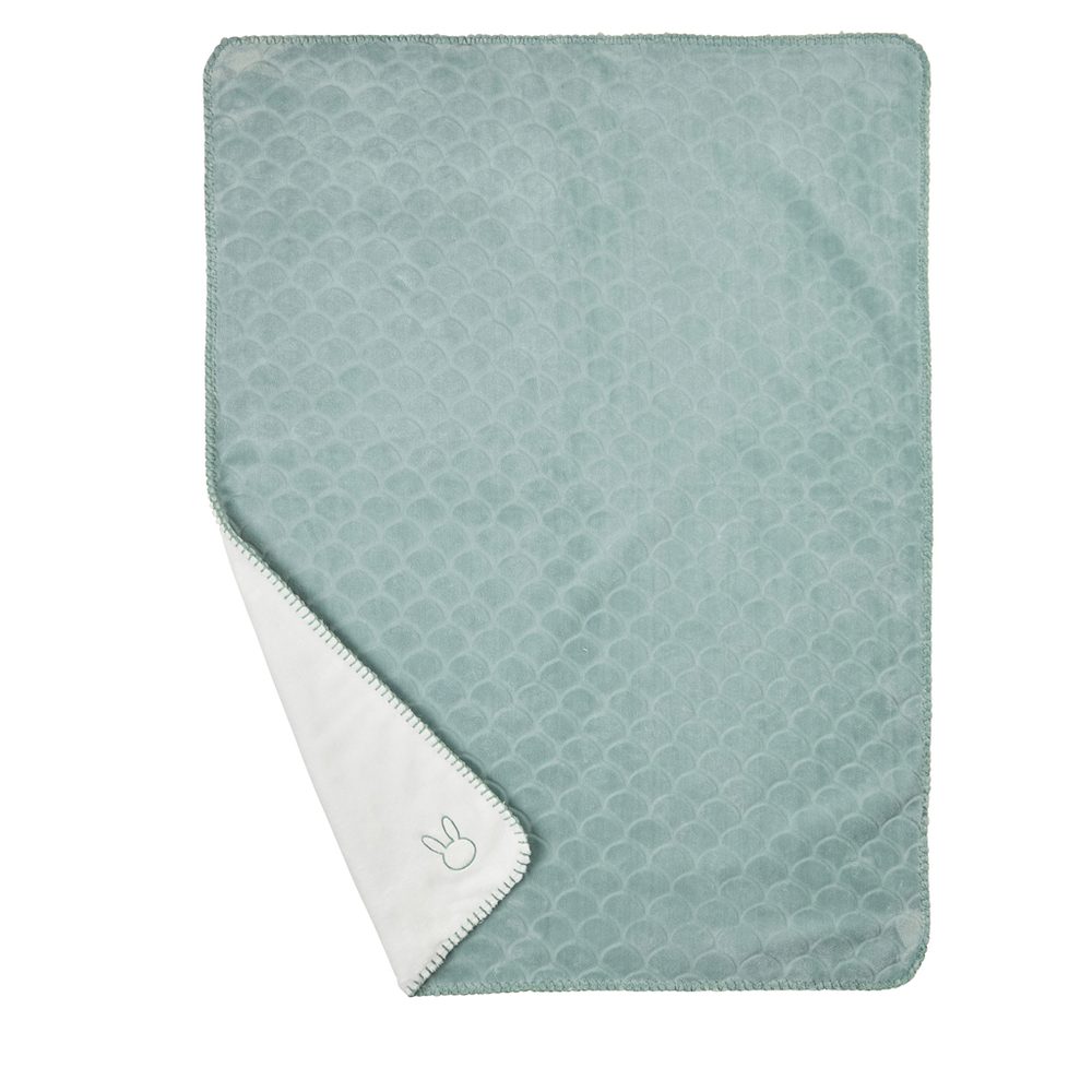 NATTOU Deka Lapidou old pink/white 75x100 cm - NATTOU Deka Lapidou coppergreen/white 75x100 cm