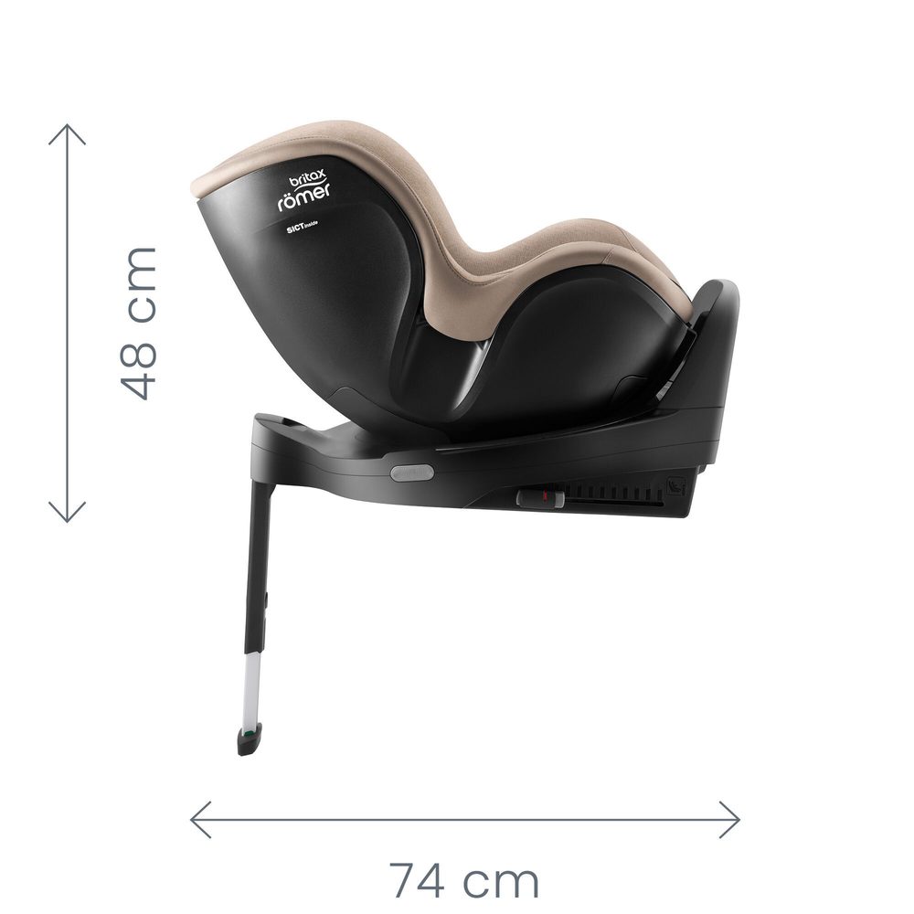 BRITAX RÖMER Autosedačka Dualfix Pro M Classic - Deep Black (obrázek 4)