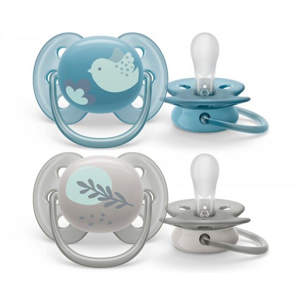 Avent Šidítko Ultrasoft Premium Zvířátko 6-18m chlapec, 2 ks