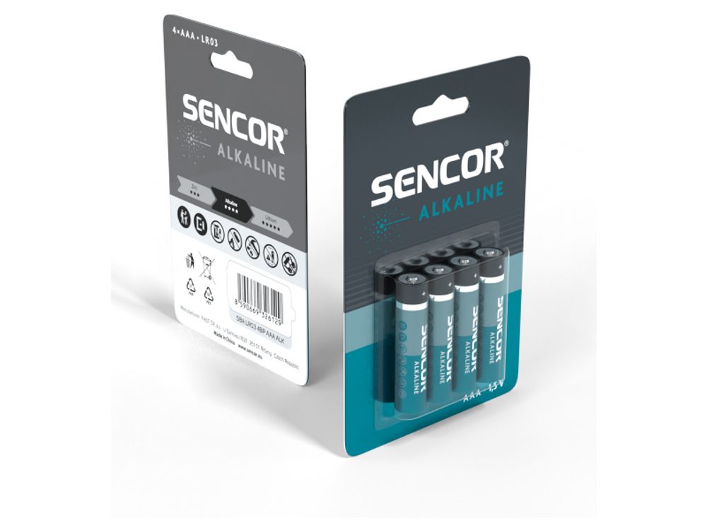 Sencor Alkalické baterie AAA 4 ks (obrázek 9)