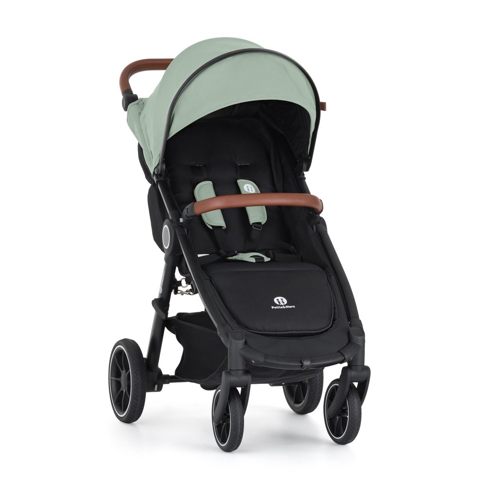 Petite&amp;Mars Street2 RWS Oak Dense Honey - PETITE&amp;MARS Kočárek sportovní Street2 RWS Oak Iron Green