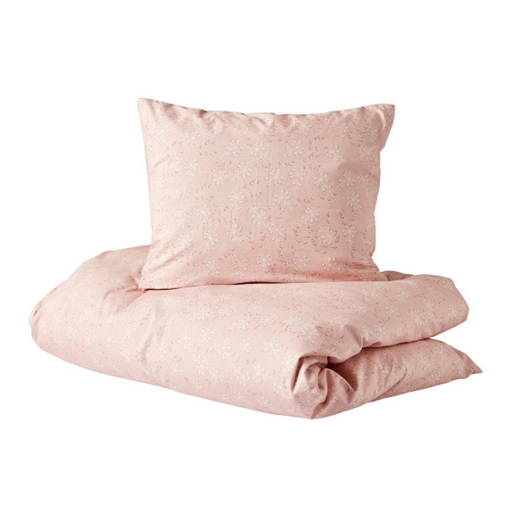 LEANDER Dětské povlečení Baby 70x100cm - Meadow - wood rose