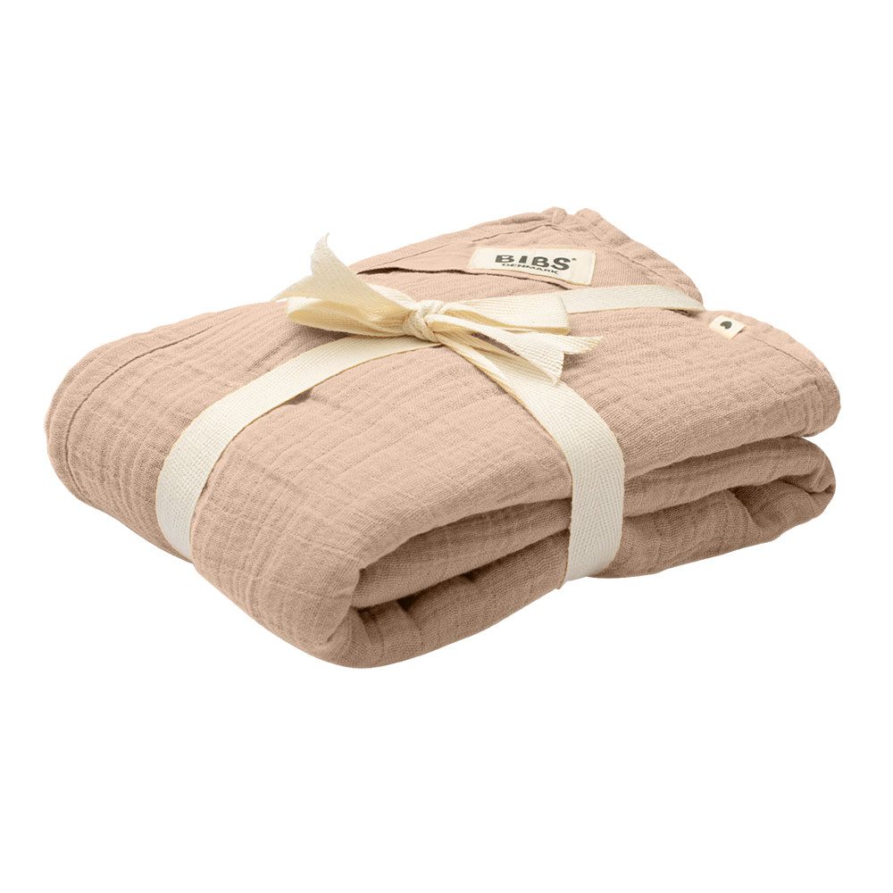 BIBS Mušelínová zavinovačka z BIO bavlny - Blush