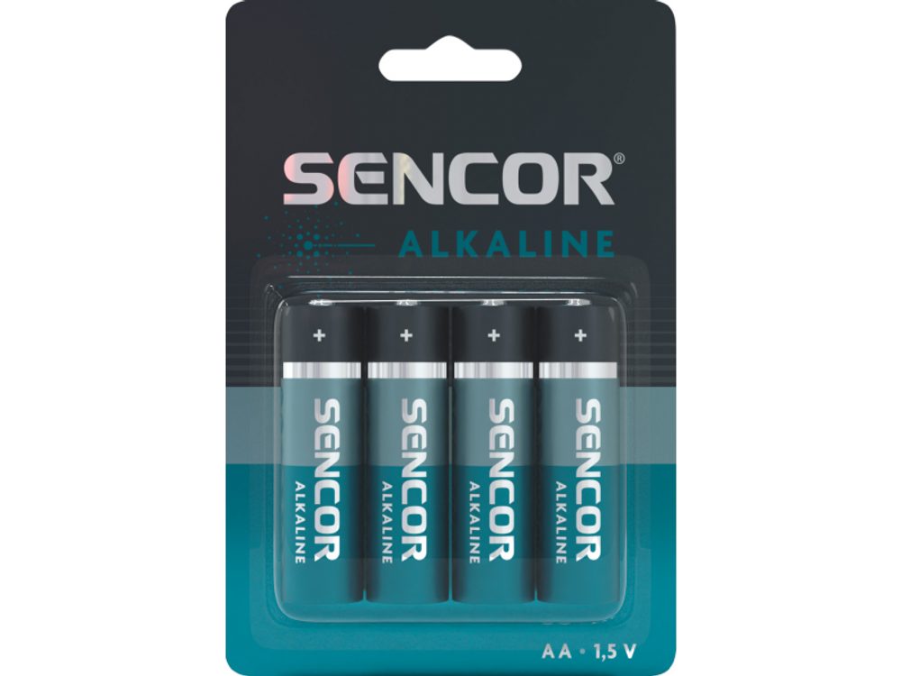 Sencor Alkalické baterie AA 4 ks