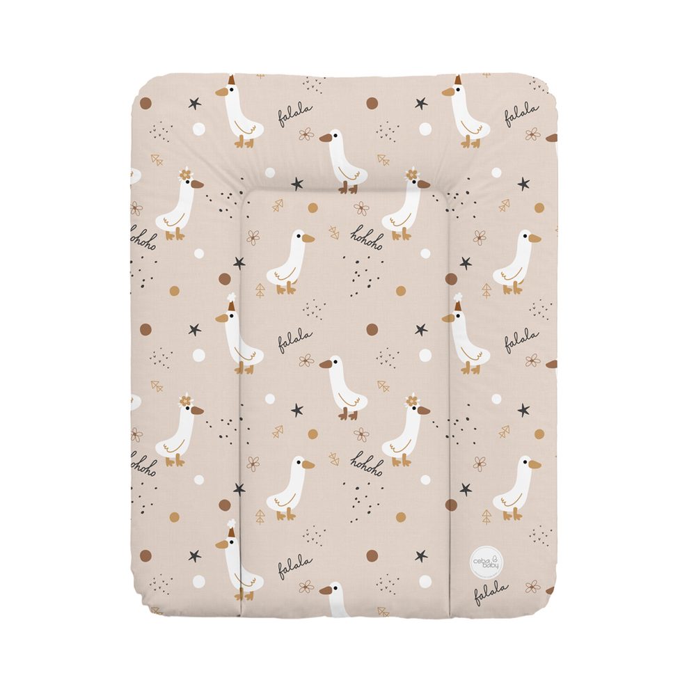 Ceba Baby měkká přebalovací podložka na komodu 50 × 70 cm basic crazy ducks