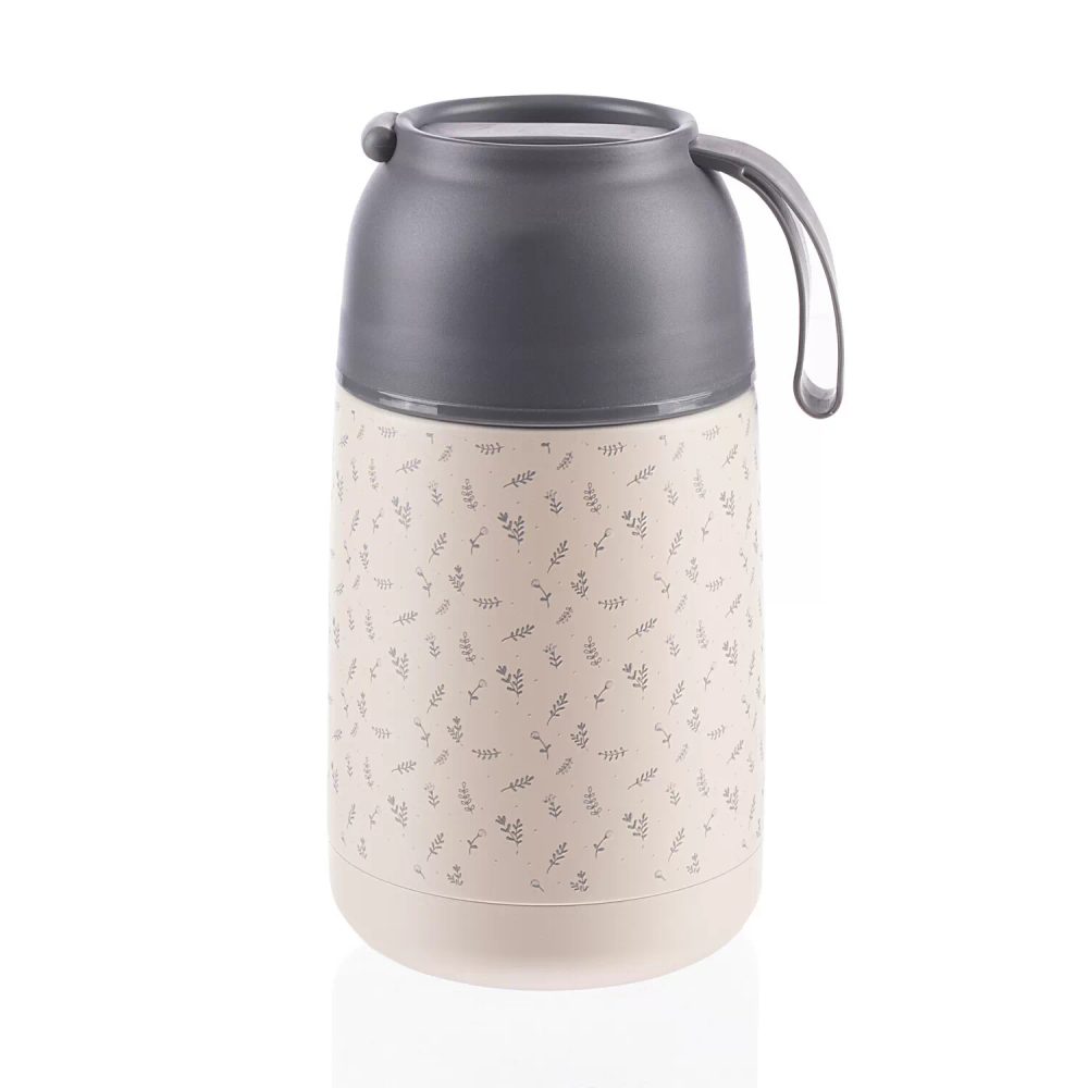 Zopa Termoska na jídlo se silikonovým držákem 620 ml - růžová