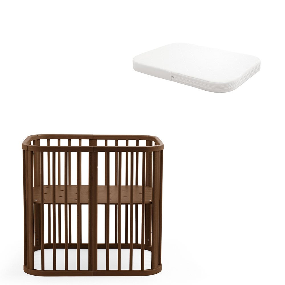 STOKKE® Nighti™ Mini postýlka + matrace - Warm Brown