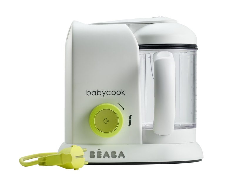 Beaba Parní vařič + mixér BABYCOOK SOLO neonový