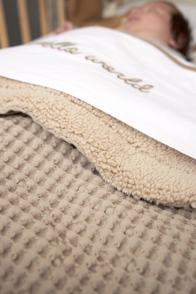 Meyco Deka Waffle Teddy fleece - Sand (obrázek 4)