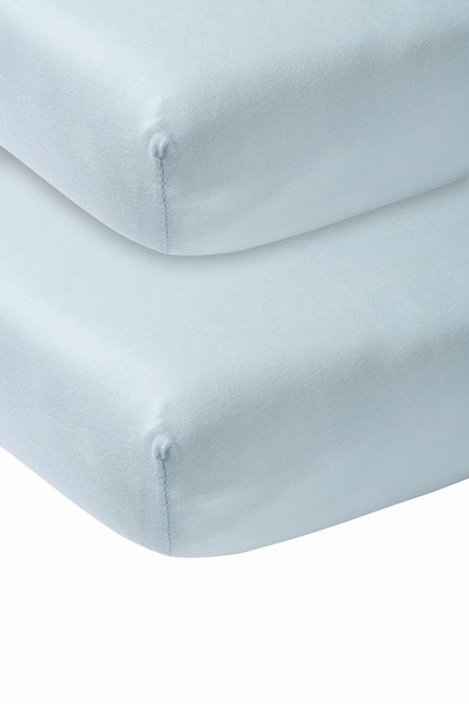 Meyco Žerzejové prostěradlo 70x140/150 - Light blue