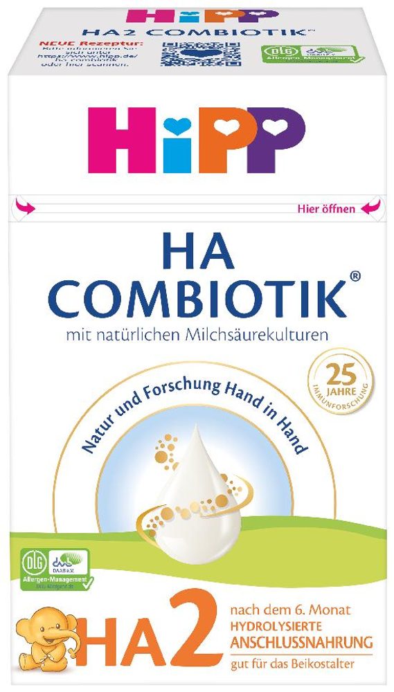 HiPP Pokračovací kojenecká výživa HiPP HA 2 Combiotik 600g