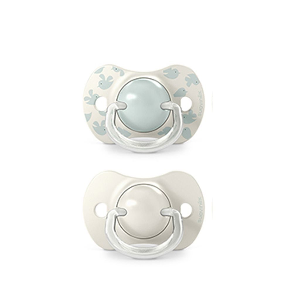 Suavinex Dudlík SX PRO fyziologický BIRDIES 6/18m 2 ks - zelený