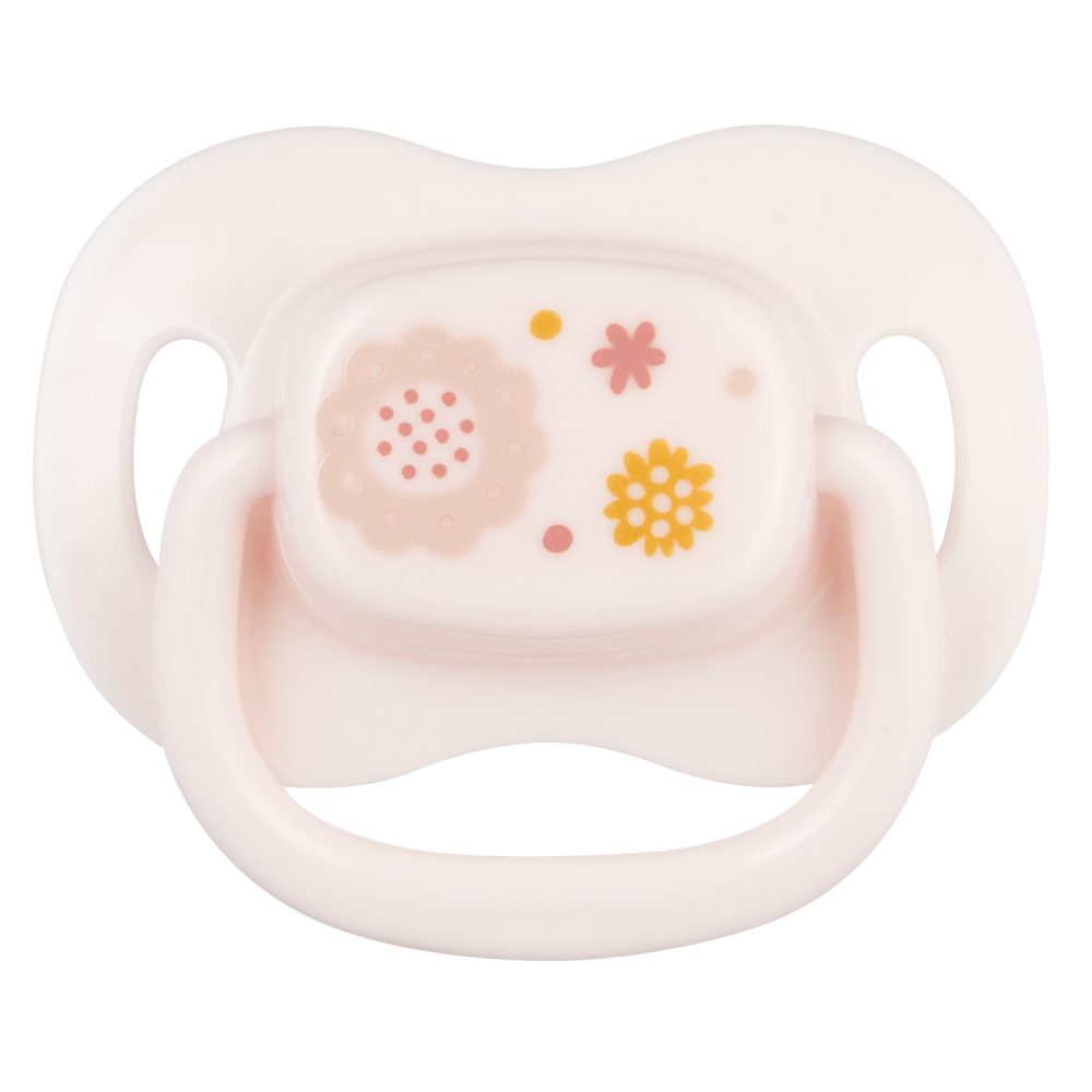 Canpol babies Dudlík silikonový symetrický NEWBORN BABY 6-18m růžový