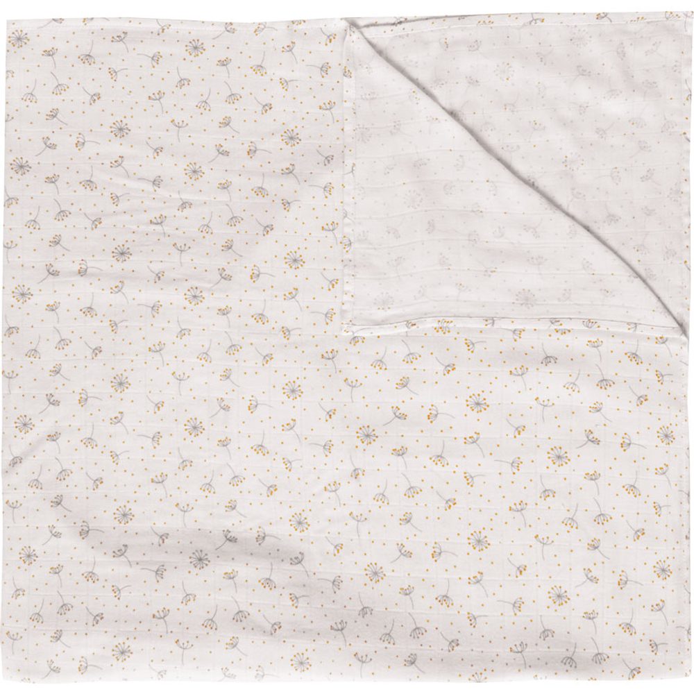 Bebe-Jou Mušelínová plenka 110x110cm Fabulous Wish Grey