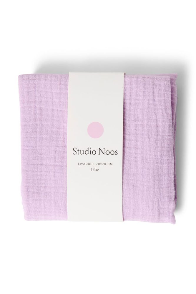 STUDIO NOOS Mušelínová plena Purple 70 x 70