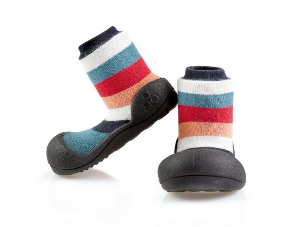Attipas  botičky Rainbow - black XL / EURO 22,5 / 126-135 mm