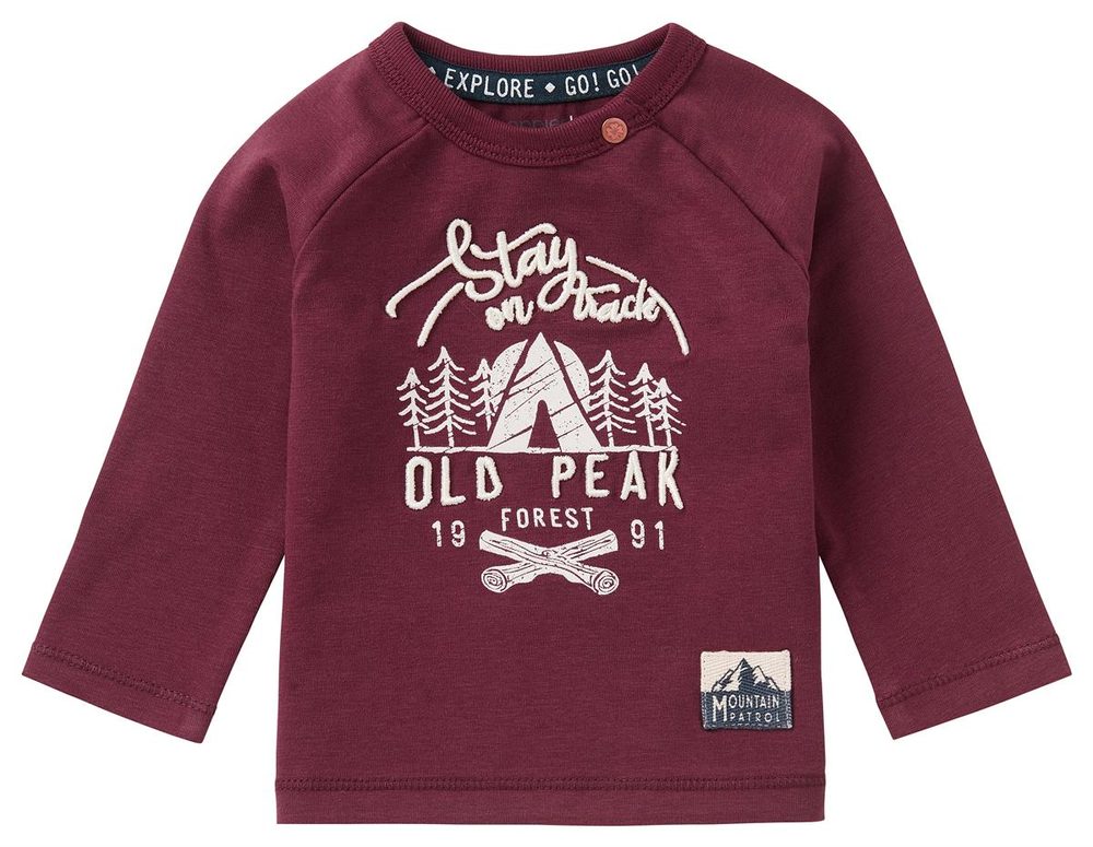 Noppies Longsleeve Elliot Dusty Red - 50