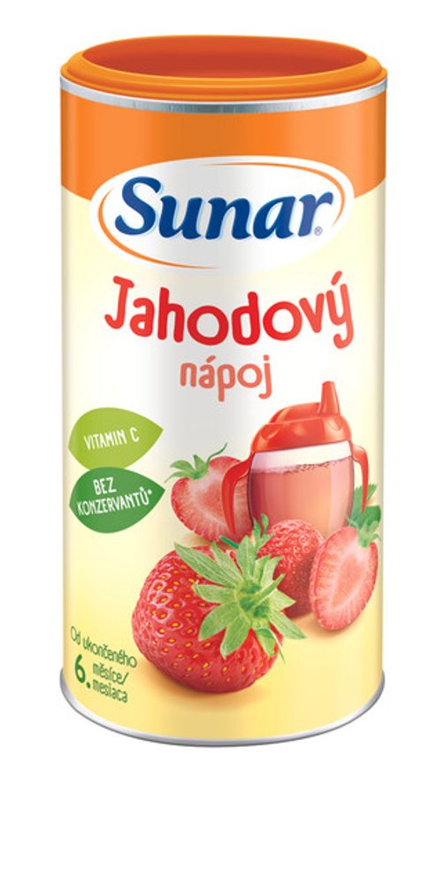 Sunar Nápoj rozpustný jahodový 200g