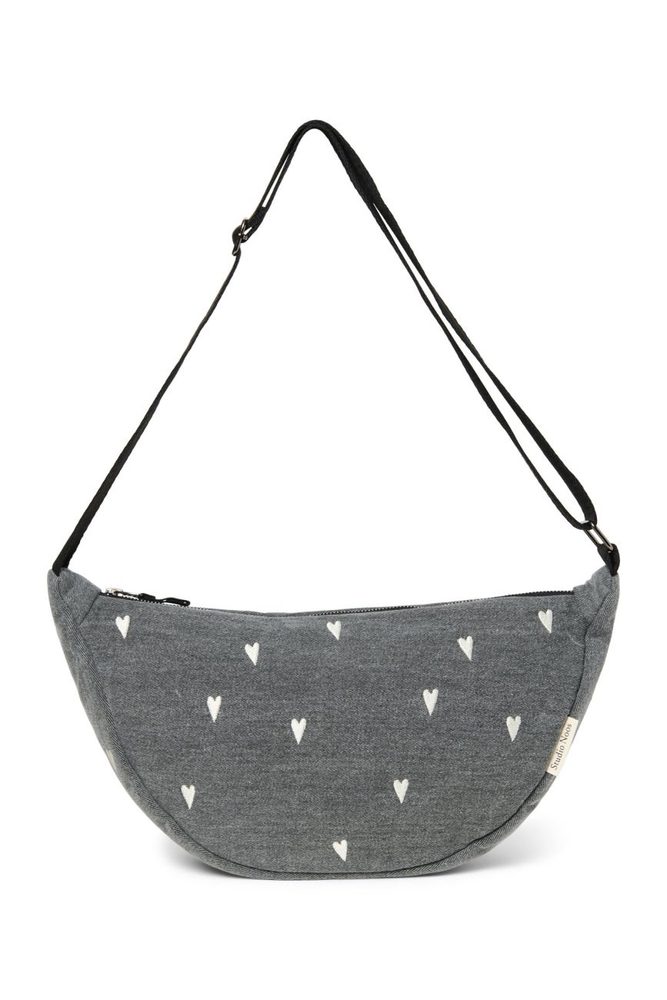 STUDIO NOOS Ledvinka - Denim Grey Hearts