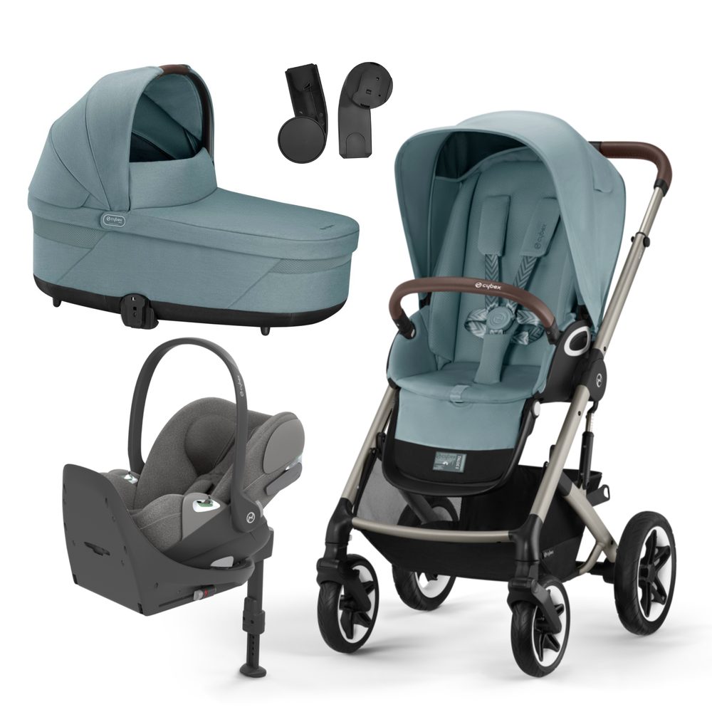 Cybex Talos 2023 sada Plus 5v1 Talos S Lux + Cot S Lux + Cloud T Plus + Base T - Sky Blue