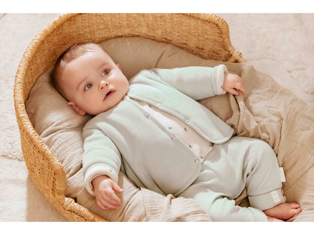 Little Dutch Kabátek Soft Green vel. 56 (obrázek 3)