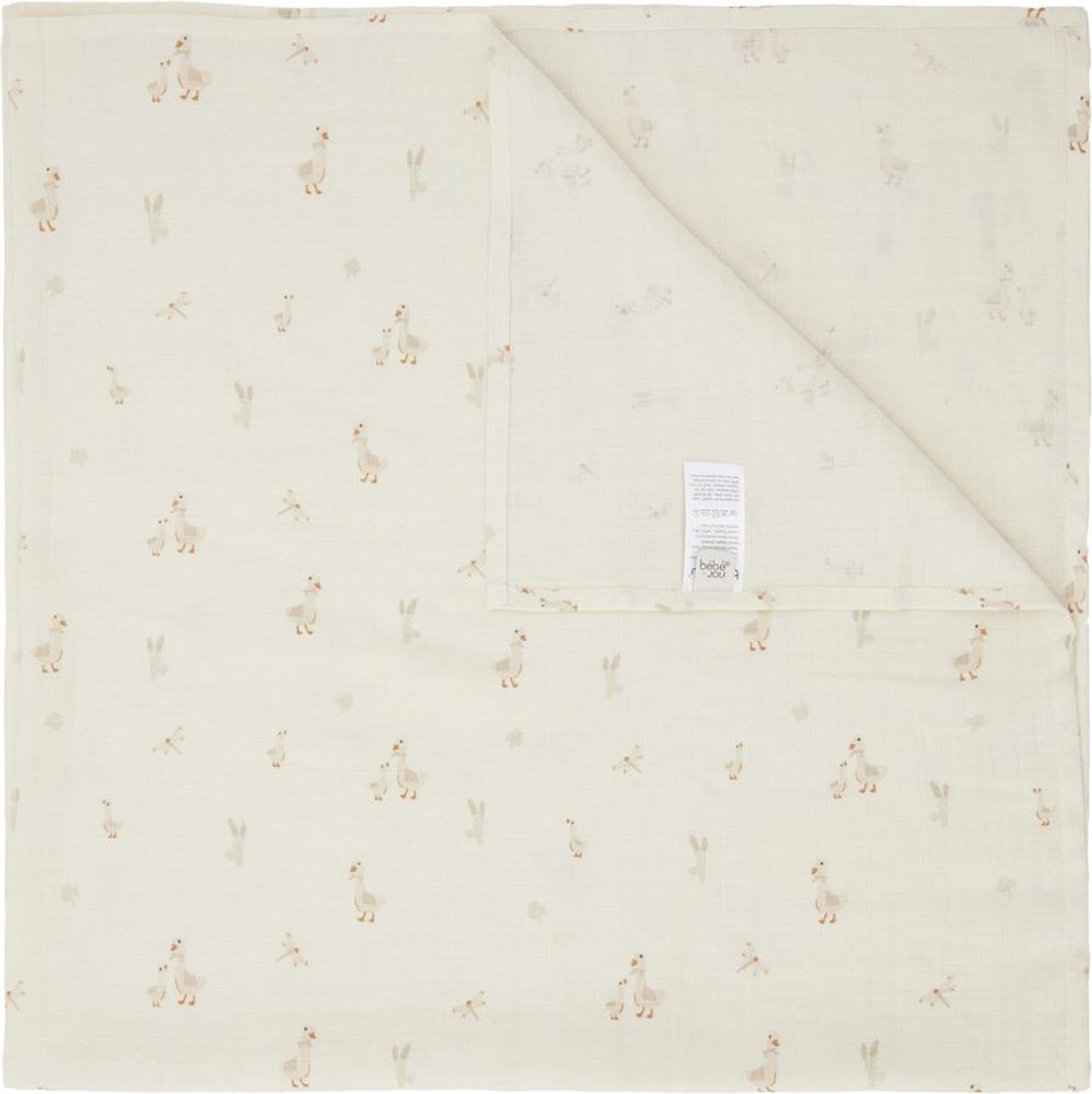 Bebe-Jou Mušelínová plenka 110x110 cm Dear Goose (obrázek 3)