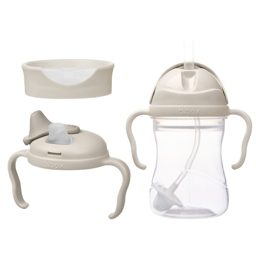 b.box Univerzální sada na pití 3v1, 240 ml - béžová