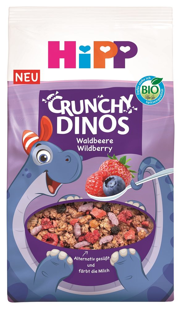 HiPP BIO Dino křupavé müsli ovoce