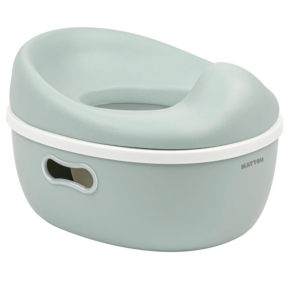 NATTOU Nočník učicí 3v1 Potty - Sage green