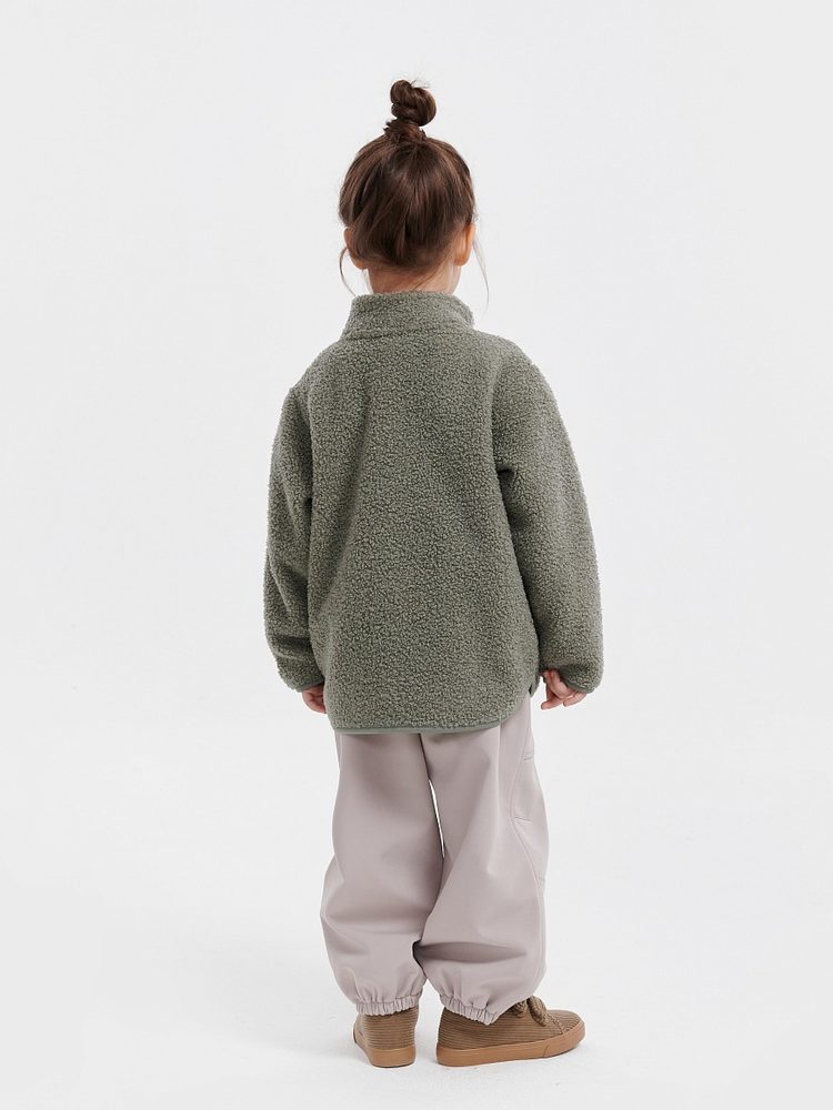 LEOKID Fleecová bunda Theo Vetiver Green vel. 104 (obrázek 17)