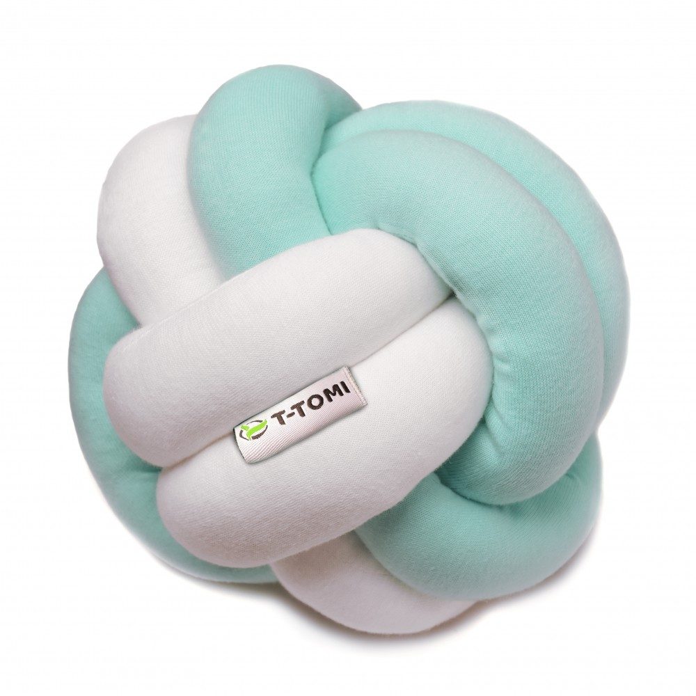 T-Tomi Pletený míček - white + green