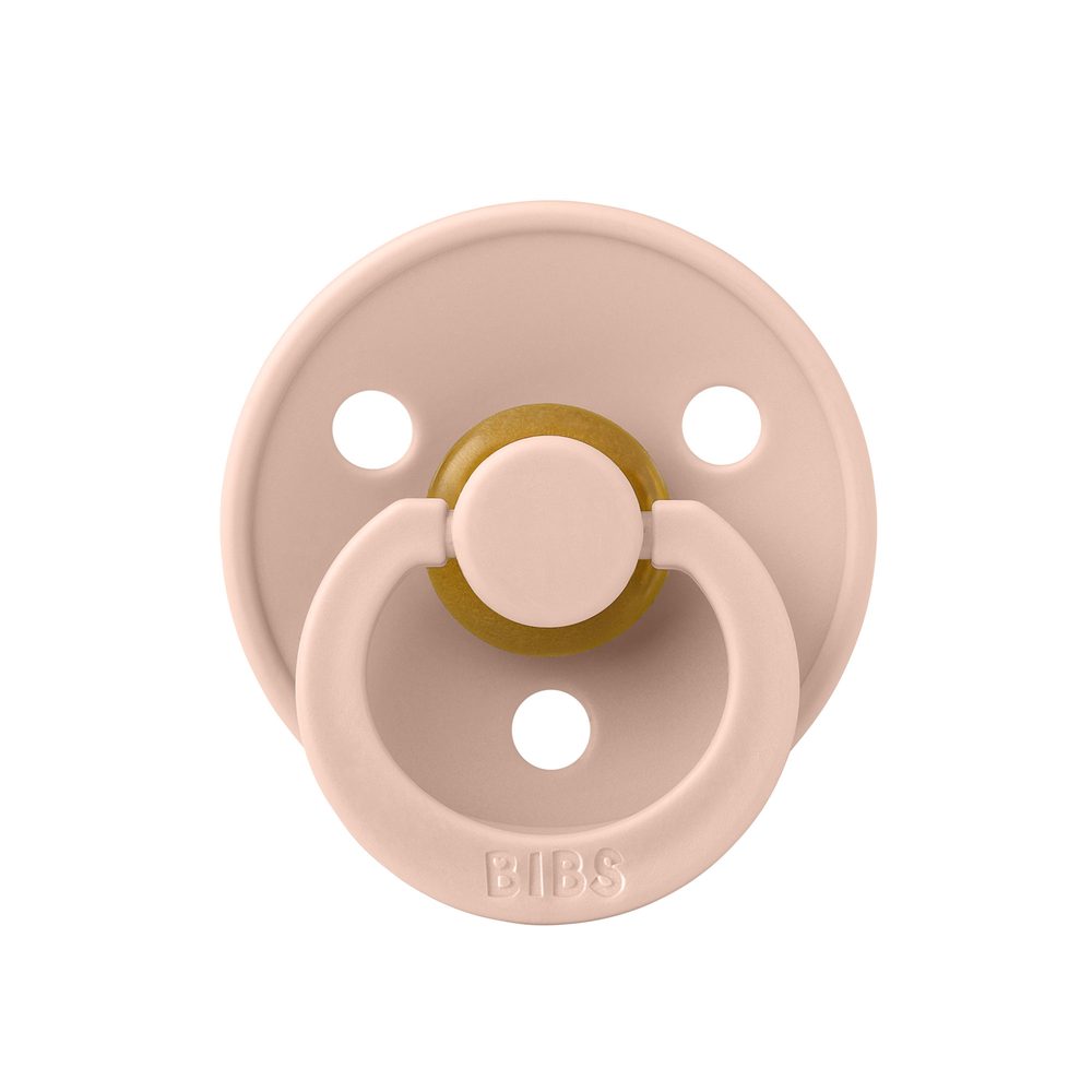 BIBS Colour dudlík z přírodního kaučuku 1 ks – velikost 1 - Blush