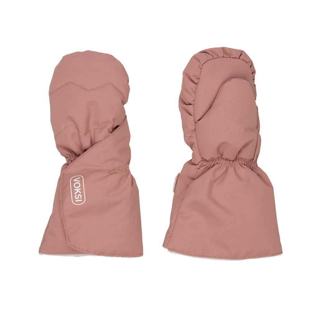 Voksi dětské rukavice blush pink / light grey 0-1r