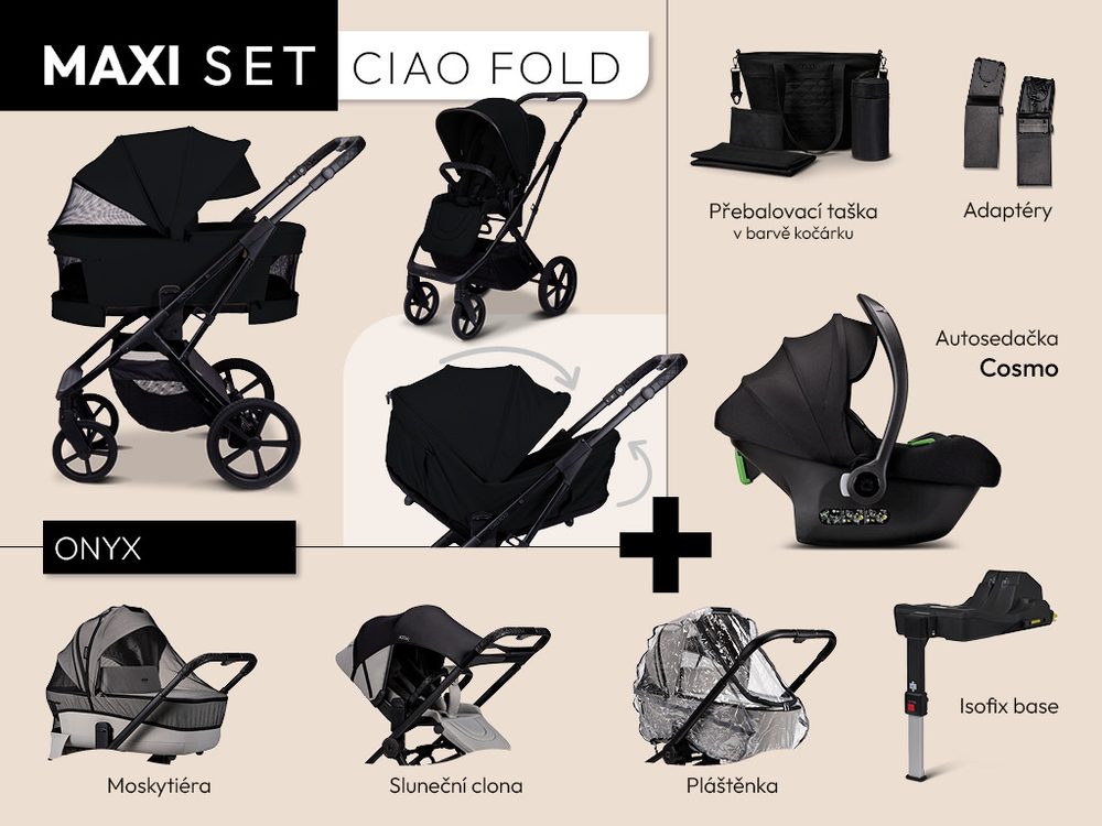 Moon CIAO FOLD maxi set - ONYX
