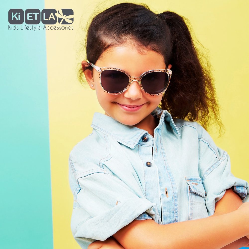 KiETLA CraZyg-Zag sluneční brýle BuZZ 6-9 let - Kaki