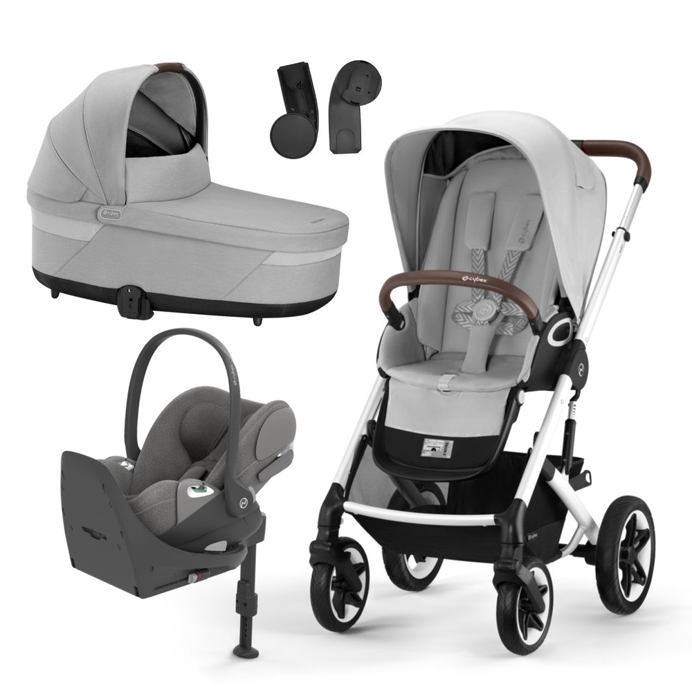 Cybex Talos 2023 sada Plus 5v1 Talos S Lux + Cot S Lux + Cloud T Plus + Base T - Lava Grey