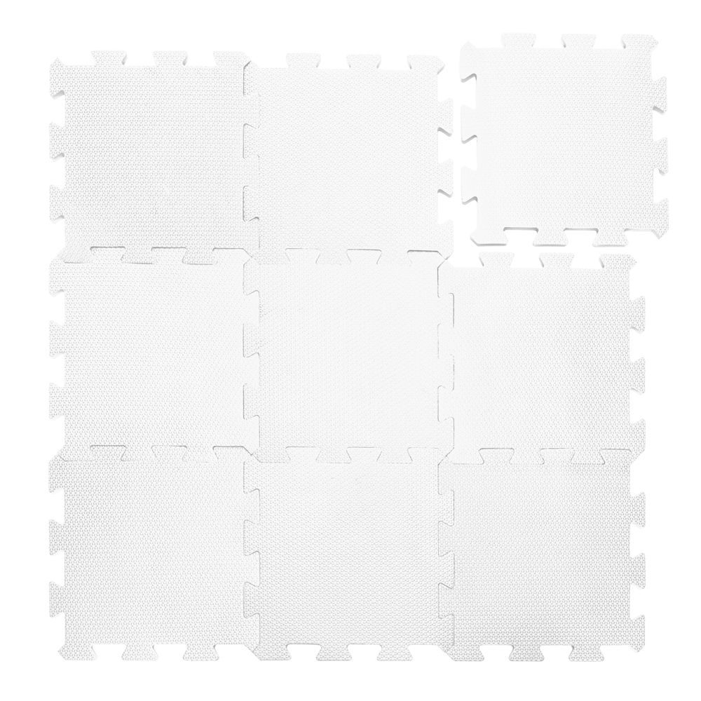 Pěnové puzzle Zopa 30 × 30 cm, 9 ks, ivory beige