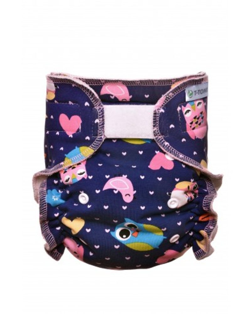 T-Tomi Kalhotková plena - set suchý zip - owls