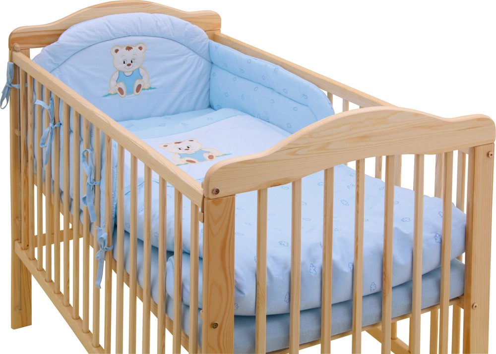 Scarlett Souprava do postýlky 3-dílná Méďa modrá 100x135cm