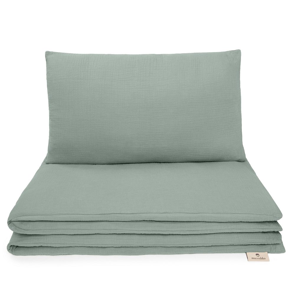 Maceshka Mušelínové povlečení Nature - khaki