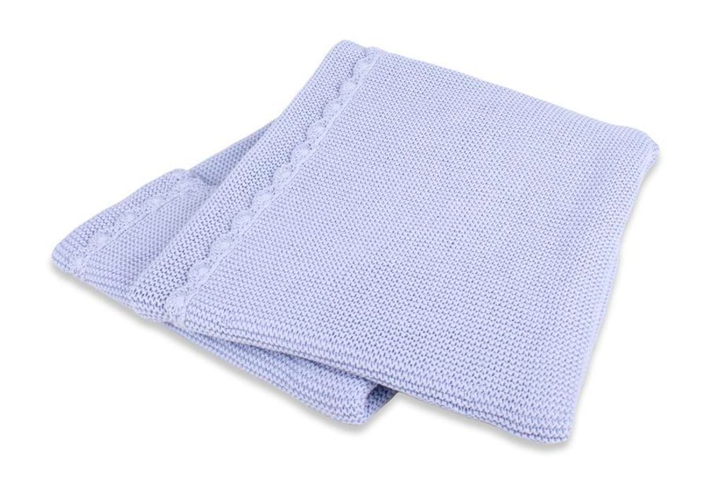 Interbaby DEKA PŘÍZOVÁ JEMNÁ 75X100 - MODRÁ