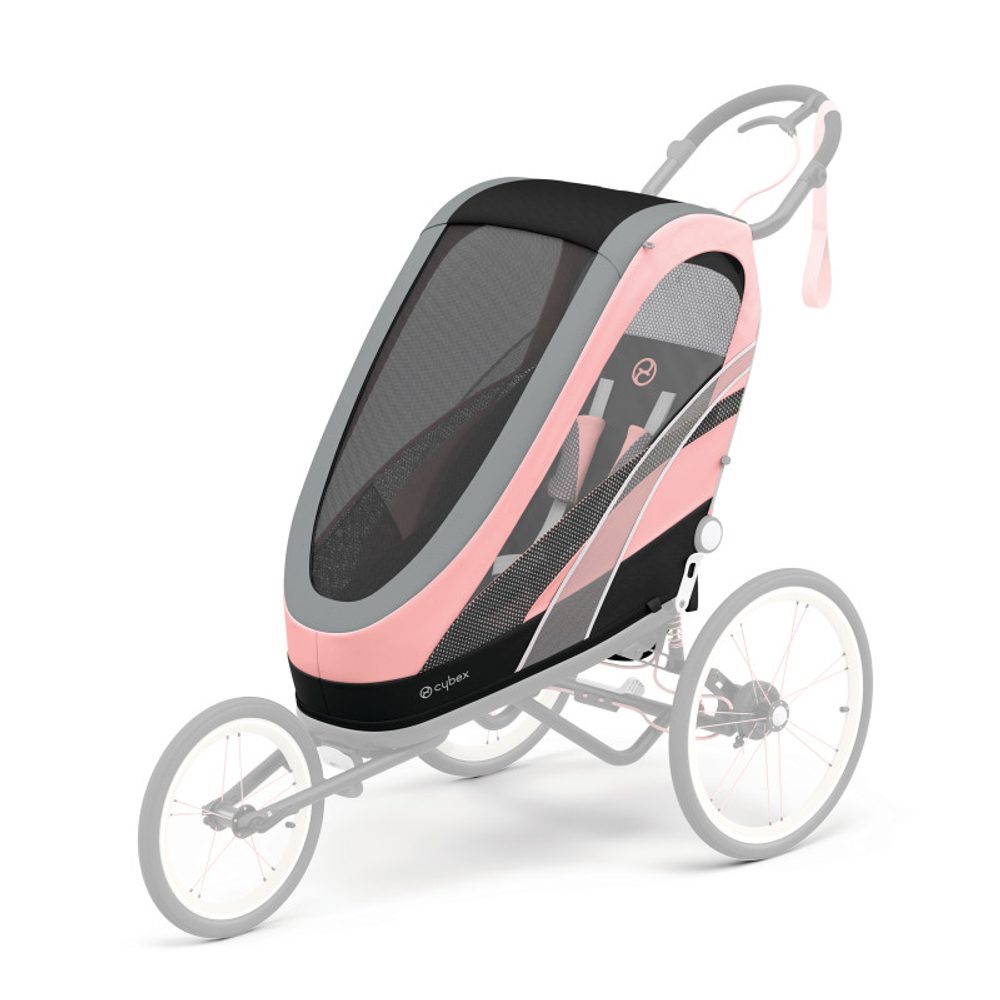 Cybex Sport line Zeno Sada potahů 2022 - Silver Pink