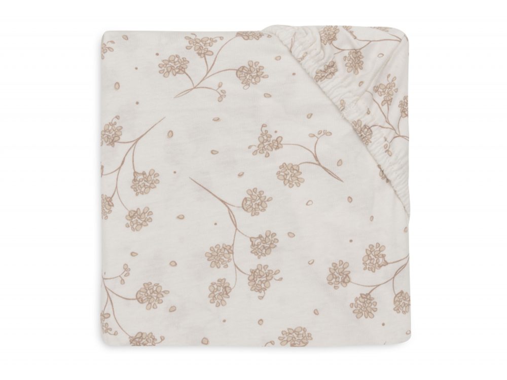 Jollein Prostěradlo napínací 140/150 x 70/75 cm Leafy Dreams