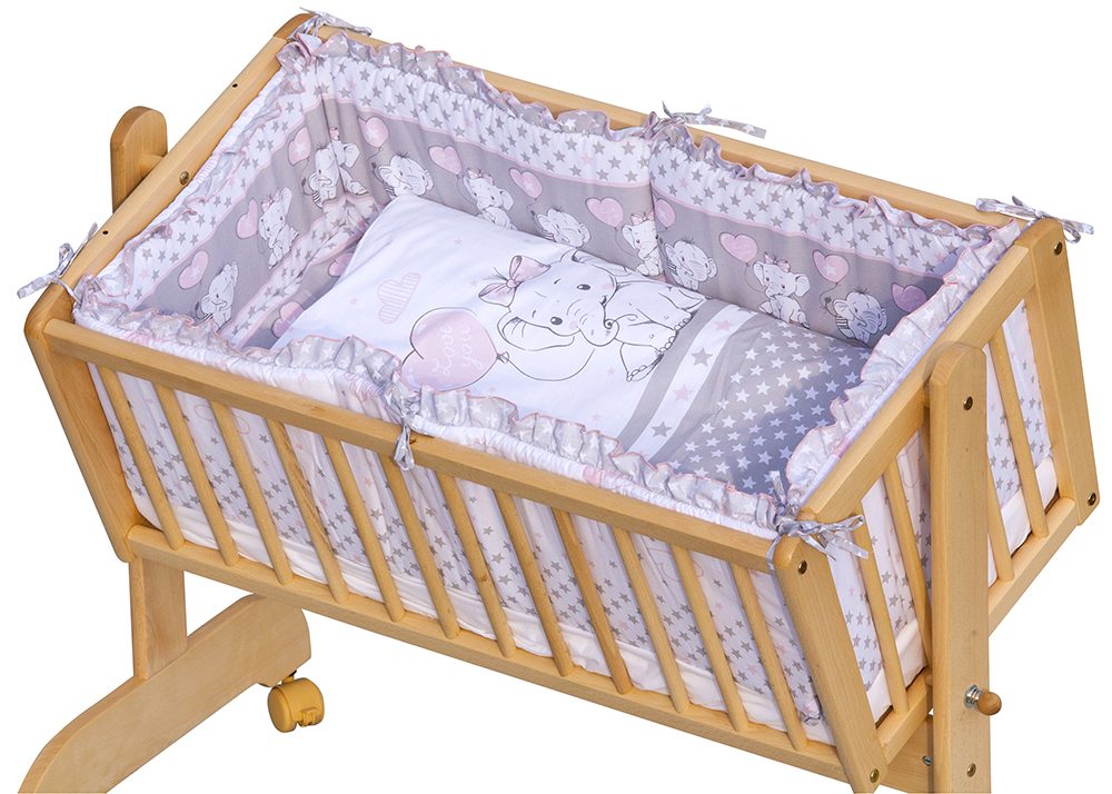 Scarlett Souprava do kolébky Gusto růžová